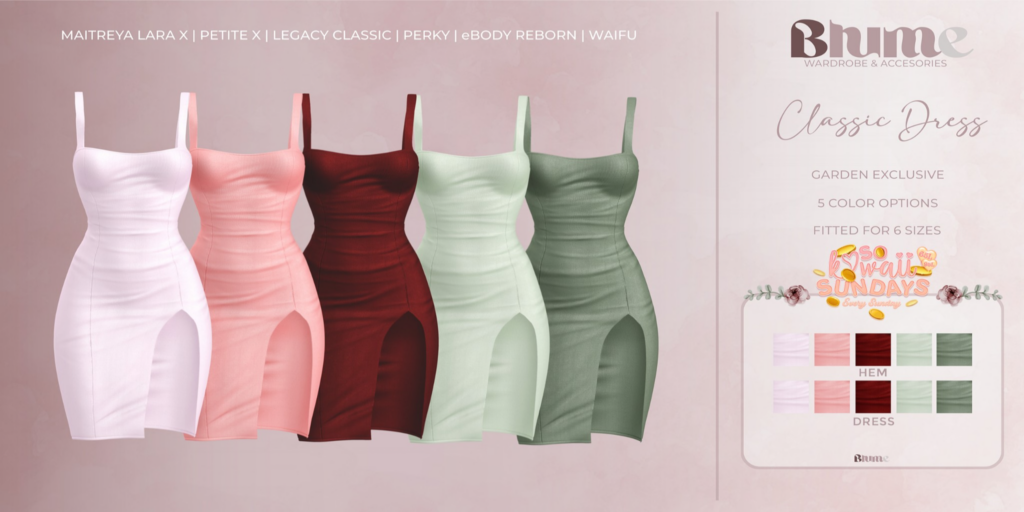 Classic Dress - Legacy/MaitreyaX/Reborn/+mods	&lt;a href=&quot;http://maps.secondlife.com/secondlife/Bruschetta/149/46/1301&quot;&gt;Teleport&lt;/a&gt;