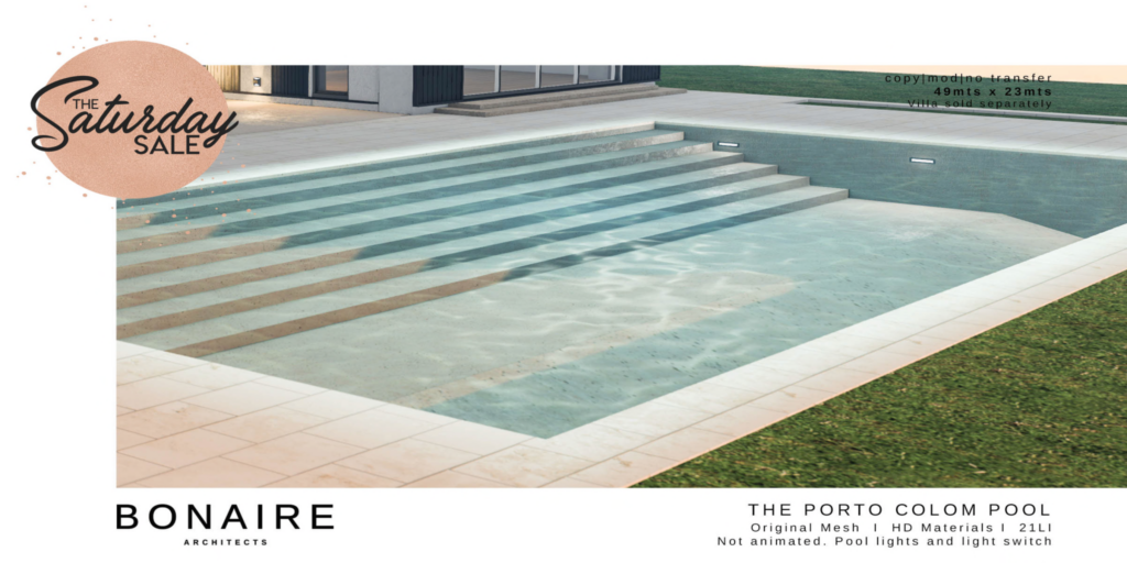 The Porto Colom Pool	&lt;a href=&quot;http://maps.secondlife.com/secondlife/Pure%20Souls/21/128/2017&quot;&gt;Teleport&lt;/a&gt;