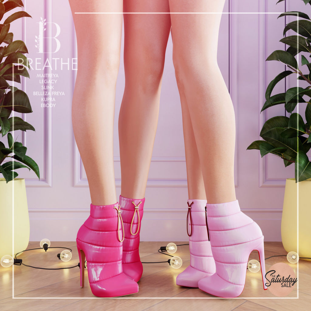 Nanaso Boots - Freya/Inithium/Legacy/Maitreya/Reborn/Slink	&lt;a href=&quot;http://maps.secondlife.com/secondlife/BREATHE/131/130/22&quot;&gt;Teleport&lt;/a&gt;