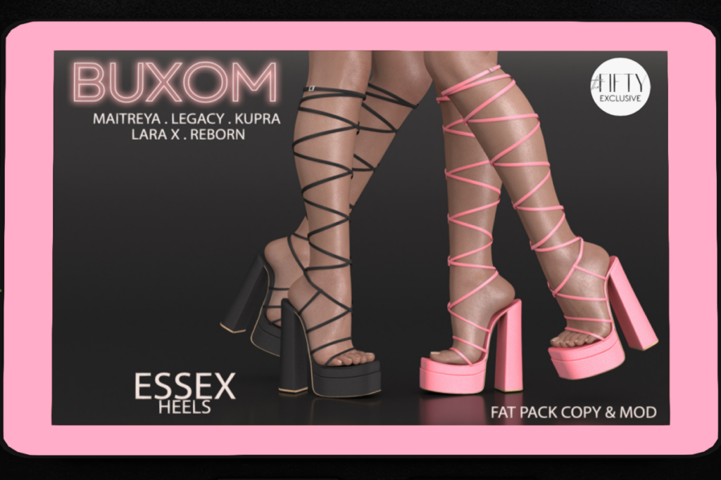 Essex Heels - Inithium/Legacy/Maitreya/Reborn/+mods, L$399