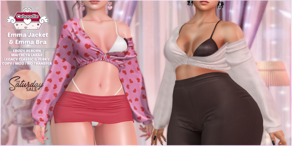 Emma Outfit - Legacy/MaitreyaX/Reborn/+mods	&lt;a href=&quot;https://maps.secondlife.com/secondlife/Caboodle/53/143/26&quot;&gt;Teleport&lt;/a&gt;