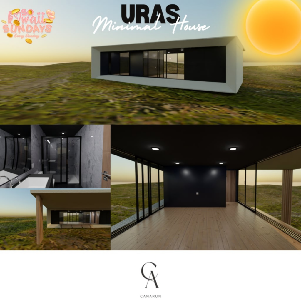 Uras Minimal Home	&lt;a href=&quot;http://maps.secondlife.com/secondlife/Canarun/244/131/24&quot;&gt;Teleport&lt;/a&gt;