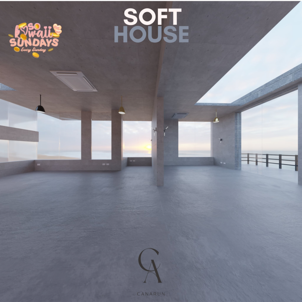 Soft House	&lt;a href=&quot;http://maps.secondlife.com/secondlife/Canarun/244/131/24&quot;&gt;Teleport&lt;/a&gt;