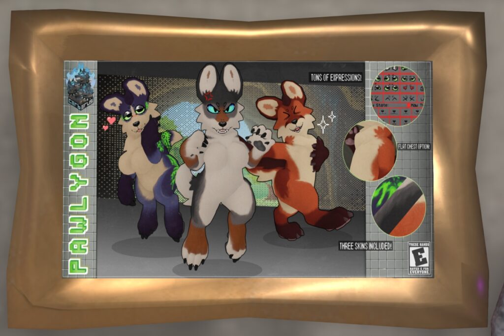 Pawylgon Mesh Avatar, L$299 Base Avatar/L$499 Canid Kit