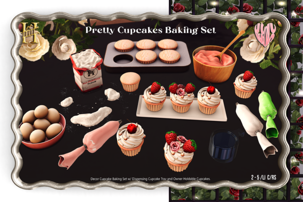 Pretty Cupcakes Baking Set, L$499