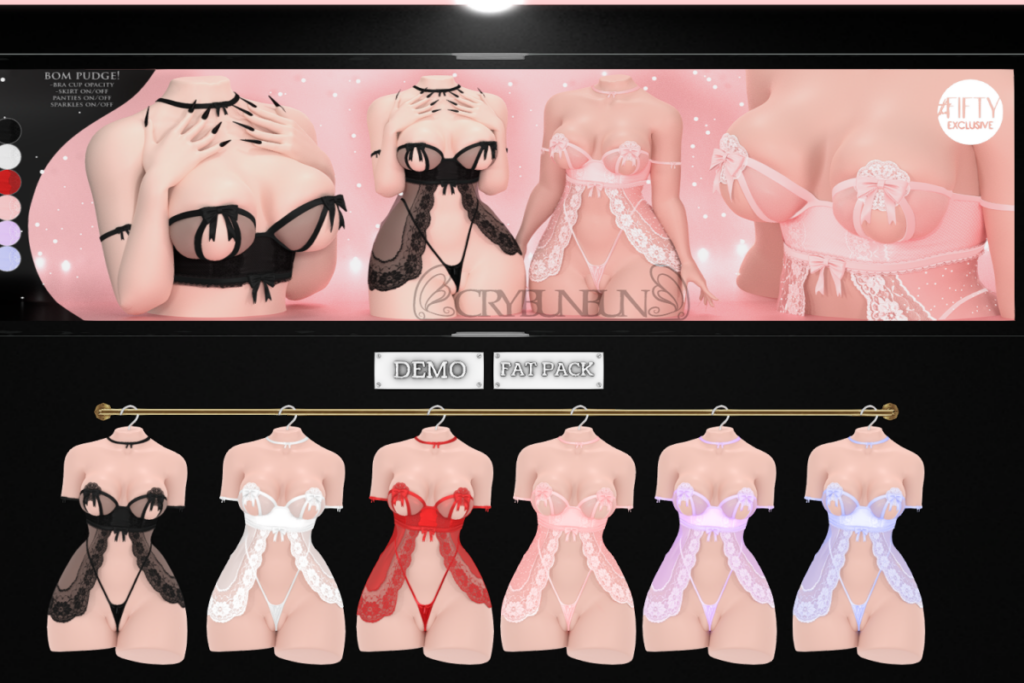 Dreamdolly Lingerie - Legacy/MaitreyaX/Reborn/+mods,, L$415 each/L$1750 FP