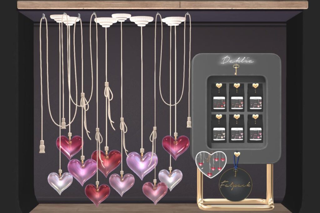 Sweet Heart Lights, L$188 each/L$688 FP