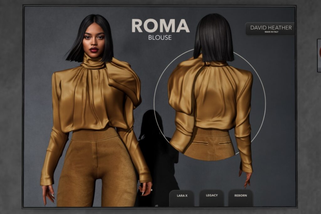 Roma Blouse - Legacy/MaitreyaX/Reborn, L$300 each/L$2150 FP