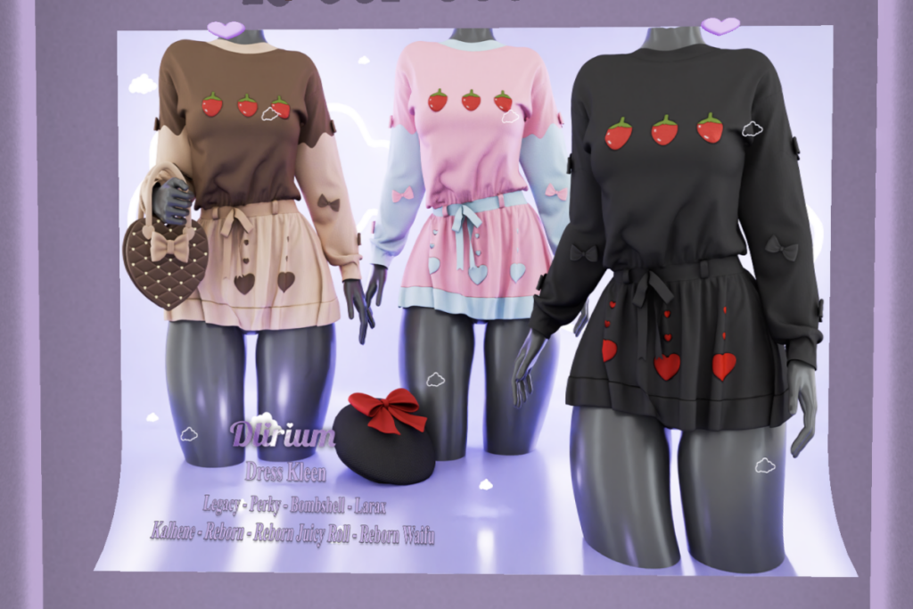 Dress Kleen - Legacy/MaitreyaX/Reborn/+mods, L$299 each/L$1599 FP