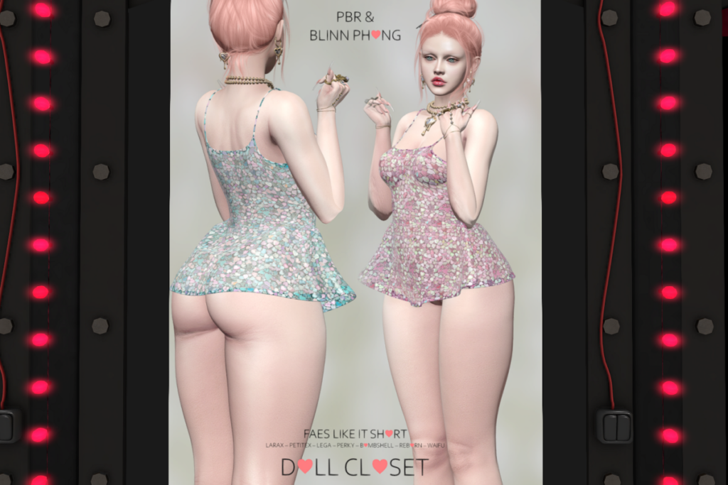 Faes Like It Short Dress - Legacy/MaitreyaX/Reborn/+mods, L$699 each/L$1999 FP