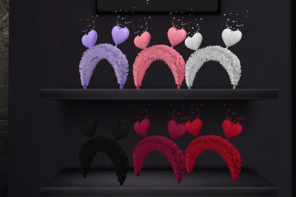 Heart Headband, L$188 each/L$588 FP