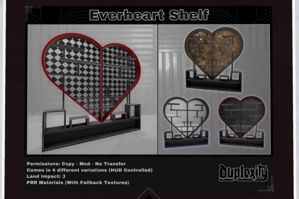 Everheart Shelf, L$225