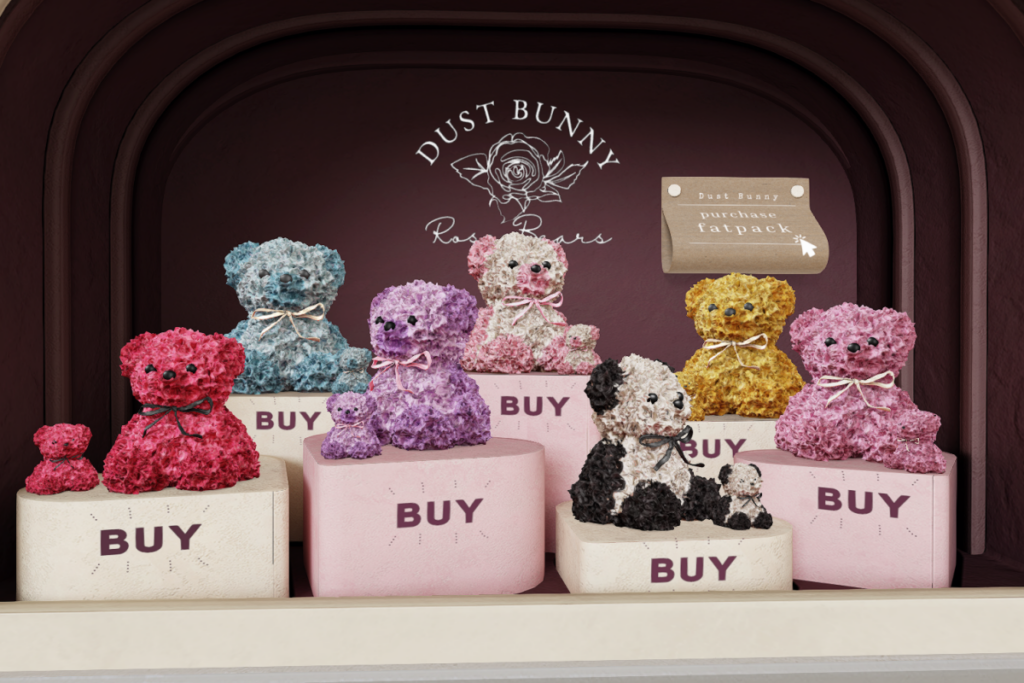 Rose Bears, L$224 each/L$640 FP