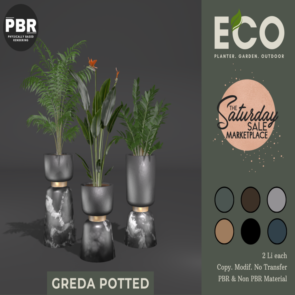 Greda Potted Plants