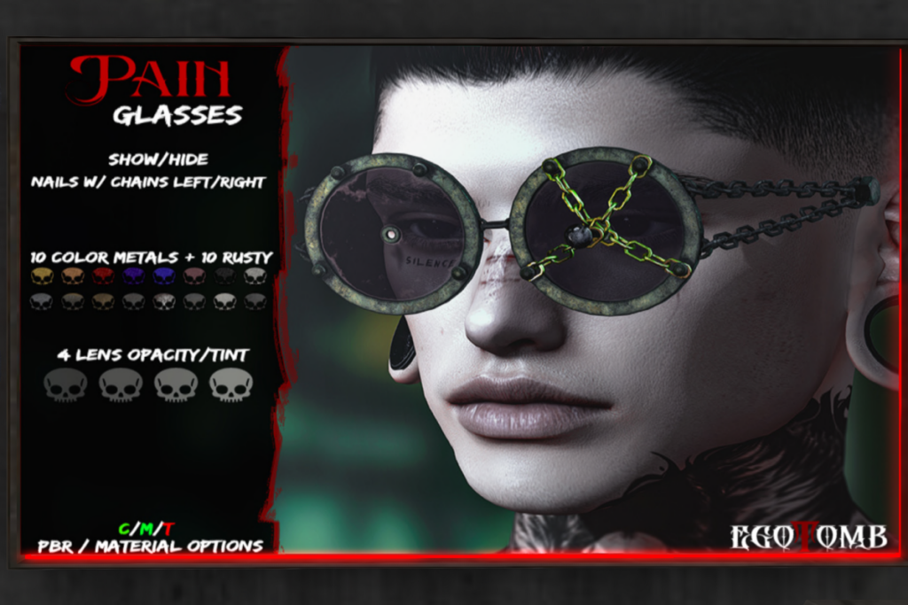 Pain Glasses, L$299