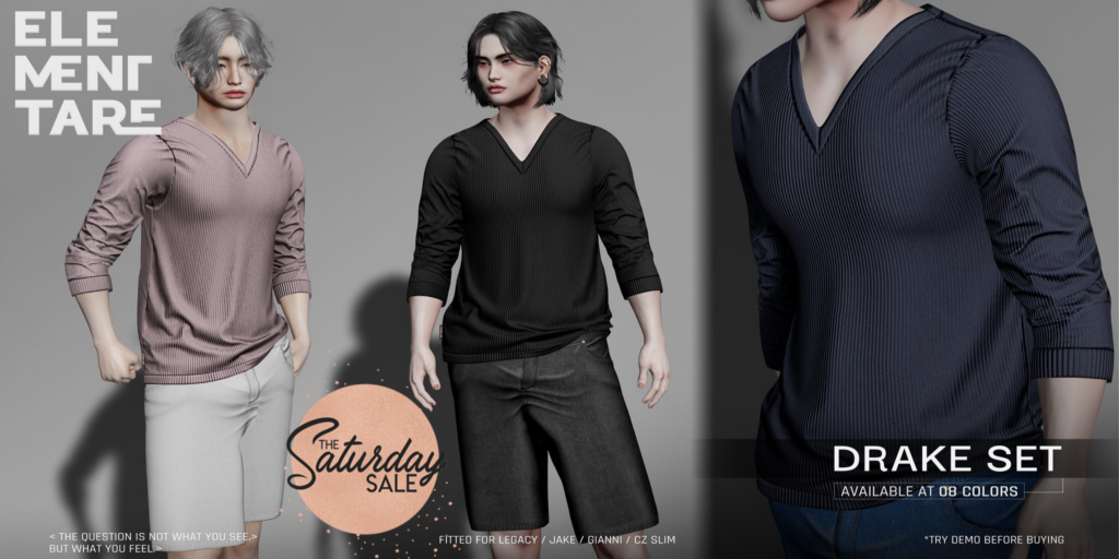 Drake Set - CZ Slim/Gianni/Jake/Legacy	&lt;a href=&quot;http://maps.secondlife.com/secondlife/Heartbreak/116/99/100&quot;&gt;Teleport&lt;/a&gt;