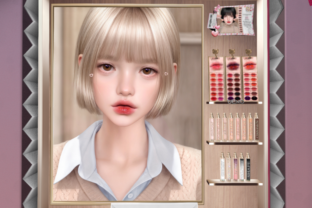 Yuna Skin - EvoX, L$799 each | Yuna Female Skin - EvoX, L$499 | Yuna Lipsticks - EvoX, L$399 each