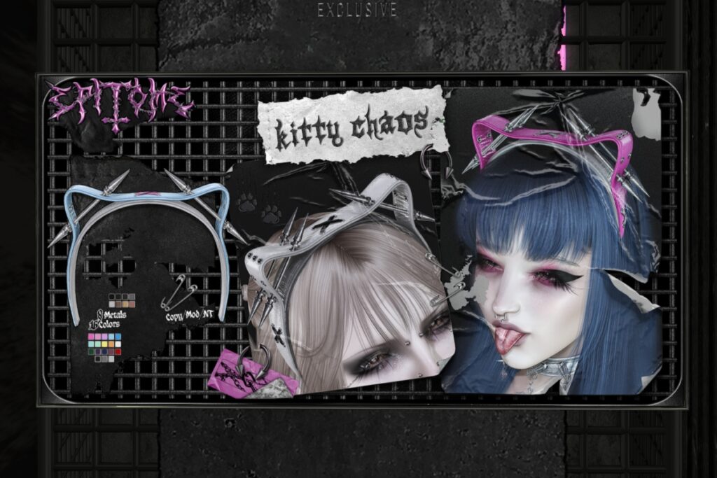 Kitty Chaos Headband, L$450