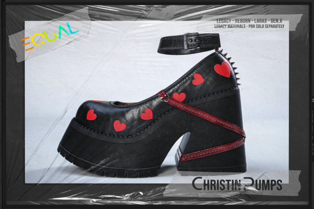 Christin Pumps - GenX/Legacy/MaitreyaX/Reborn, L$250 each/L$799 each FP