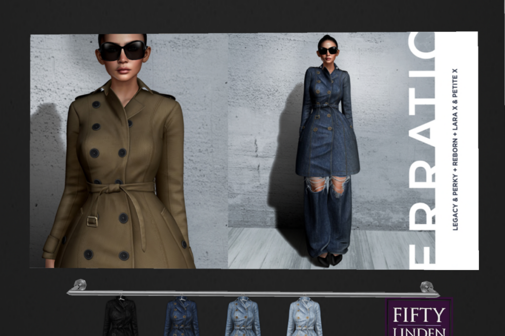 Kayla Coat - Legacy/MaitreyaX/Reborn/+mods	&lt;a href=&quot;http://maps.secondlife.com/secondlife/LE%20LOOK/173/129/13&quot; target=&quot;_blank&quot;&gt;Teleport&lt;/a&gt;