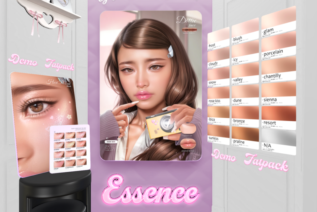 Hart Percent Blush - EvoX, L$320 | Dollie Face Skin - EvoX/Velour, L$720 each/L$4969 FP