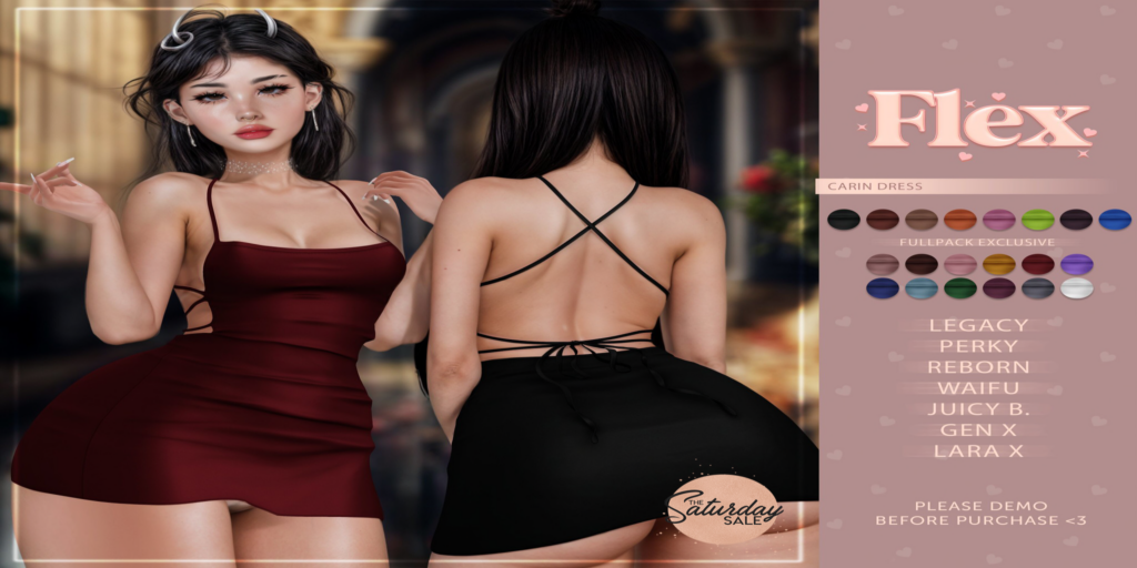 Carin Dress - GenX/Legacy/MaitreyaX/Reborn/+mods	&lt;a href=&quot;http://maps.secondlife.com/secondlife/Climax/62/181/1083&quot;&gt;Teleport&lt;/a&gt;