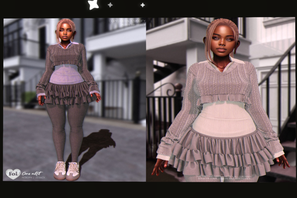 Cora Outfit - Legacy/Reborn, L$249 each/L$1199 FP