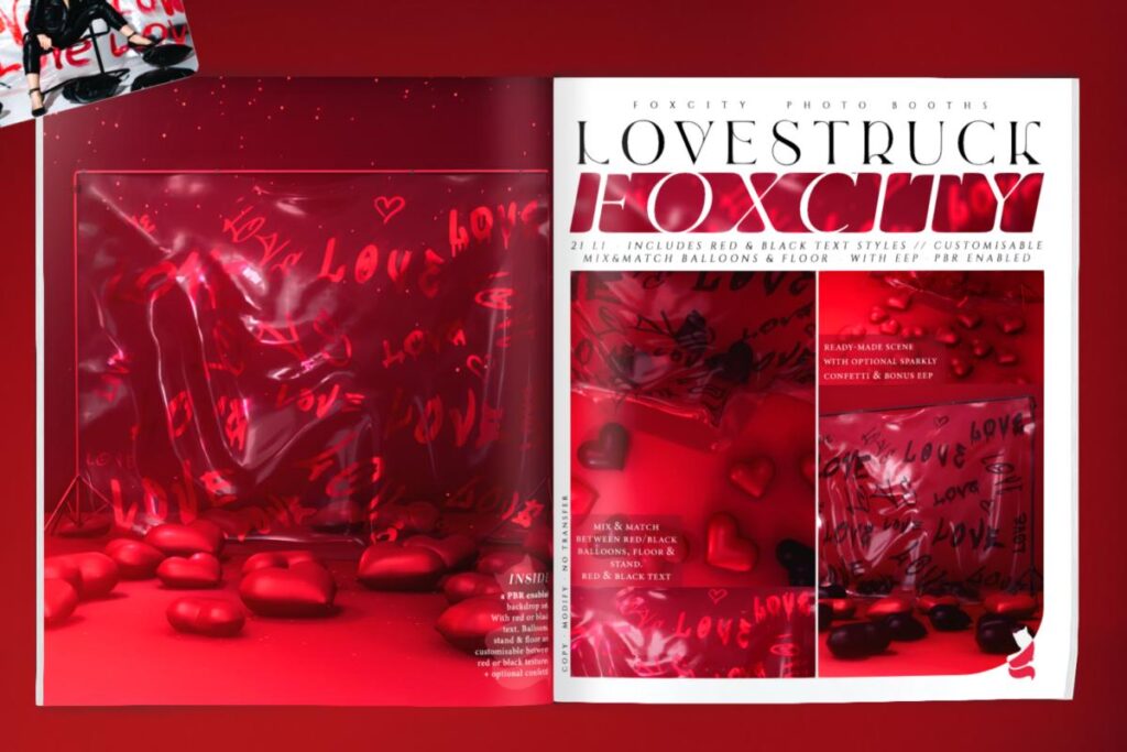 Lovestruck Photo Booth, L$588