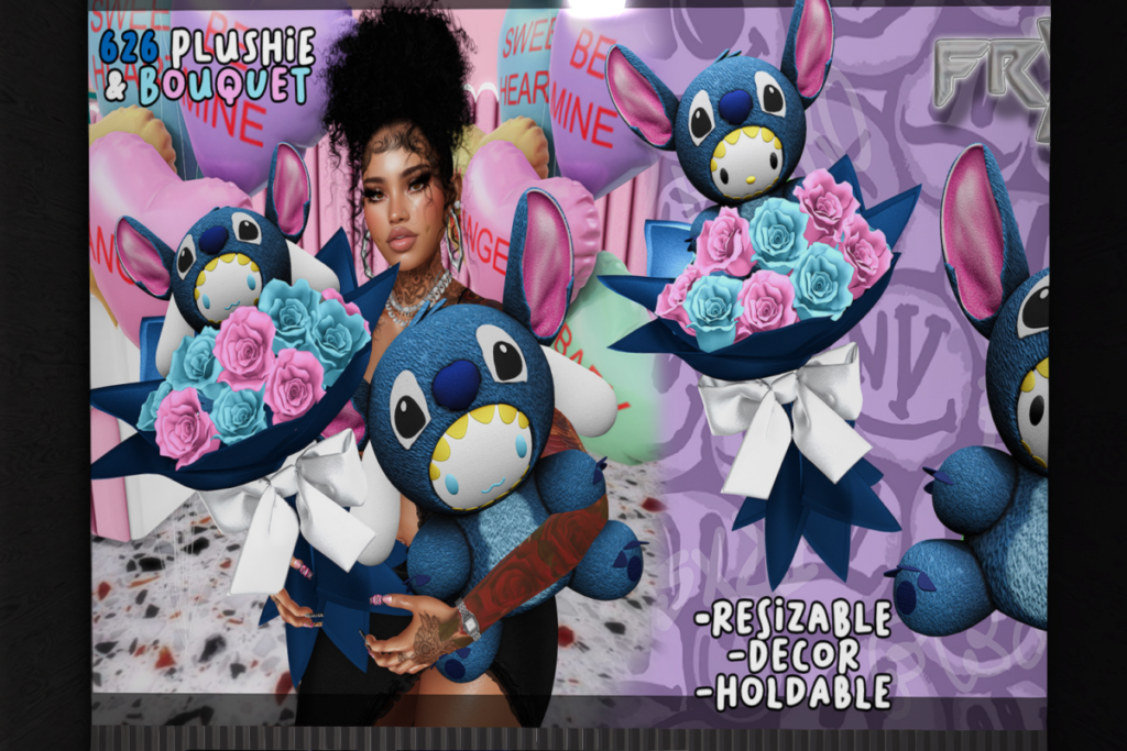 My Ohana Plushie &amp; Bouquet Holdable and Decor, L$549 each