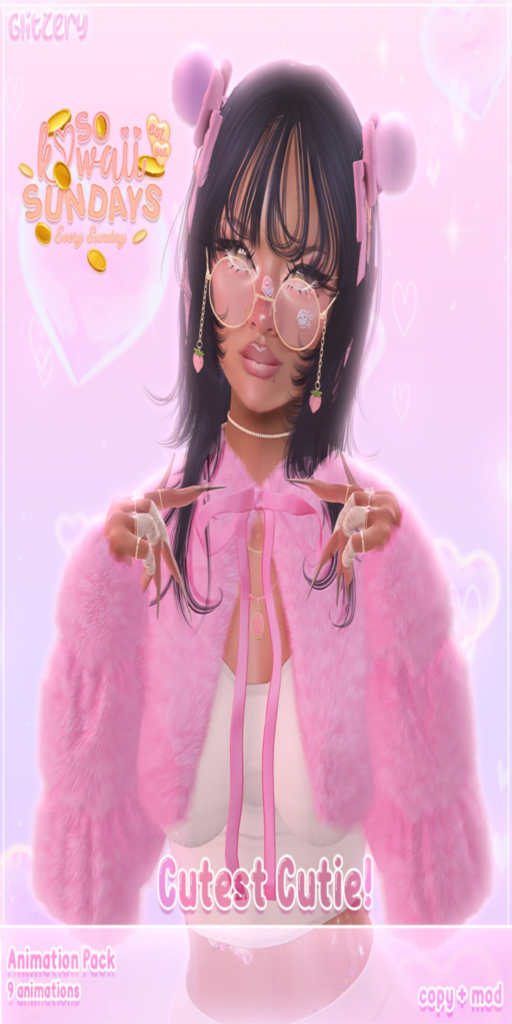 Cutest Cutie Animation Pack	&lt;a href=&quot;http://maps.secondlife.com/secondlife/Emotion/159/242/331&quot;&gt;Teleport&lt;/a&gt;