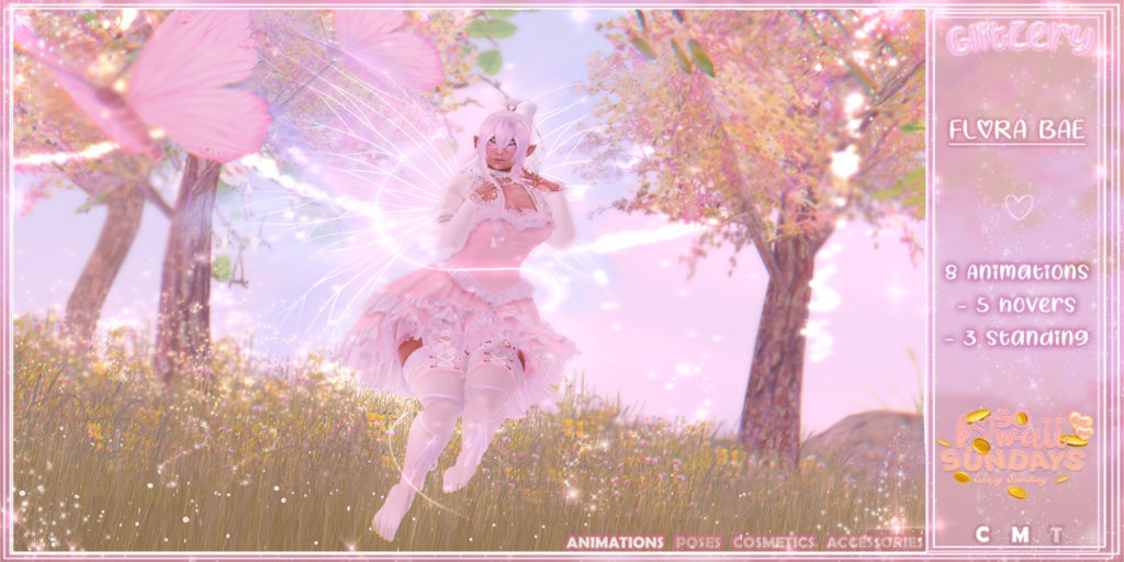 Flora Bae Animations	&lt;a href=&quot;http://maps.secondlife.com/secondlife/Emotion/159/242/331&quot;&gt;Teleport&lt;/a&gt;