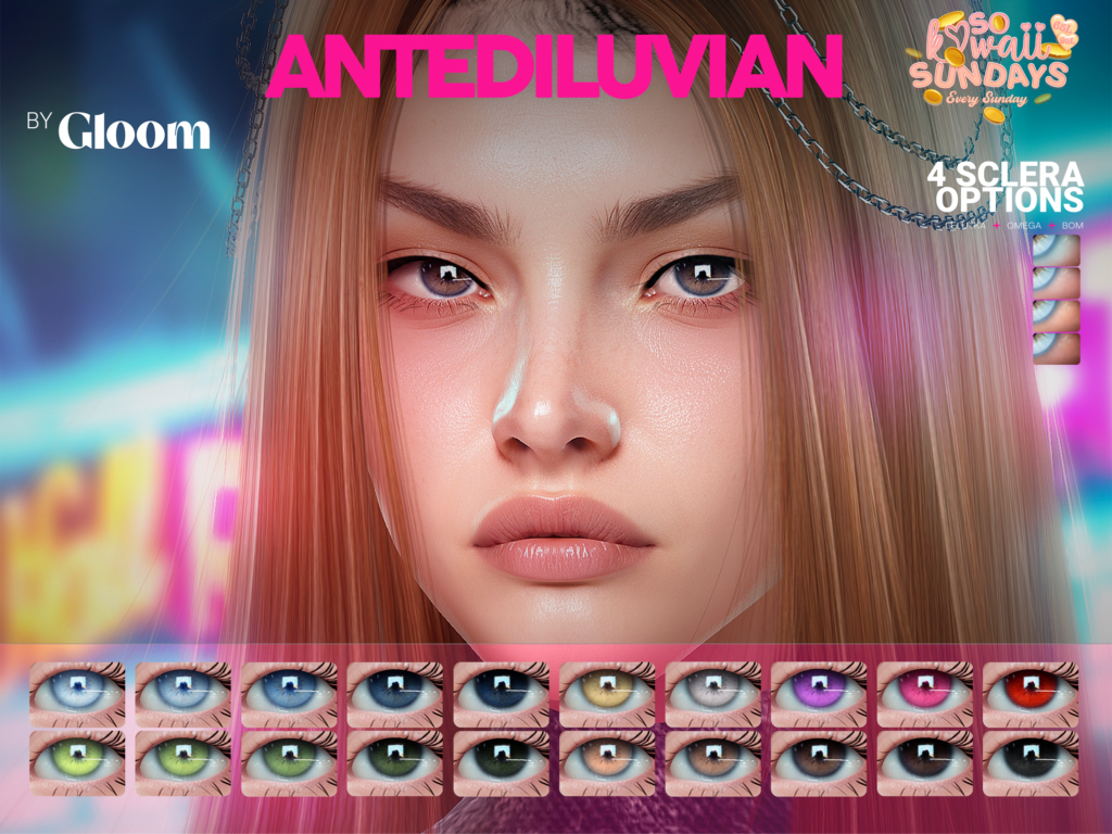 Antediluvian Eyes - BOM/EvoX/Omega	&lt;a href=&quot;http://maps.secondlife.com/secondlife/Moonstar/102/125/1202&quot;&gt;Teleport&lt;/a&gt;