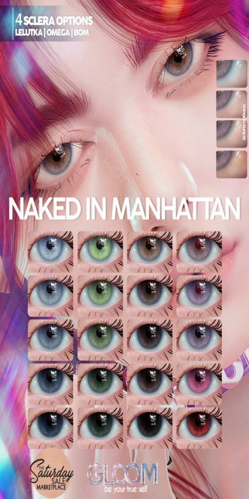 Naked in Manhattan Eyes - BOM/Lelutka/Omega