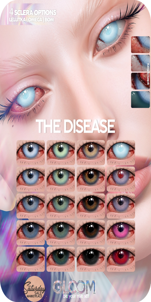 The Disease Eyes - BOM/Lelutka/Omega