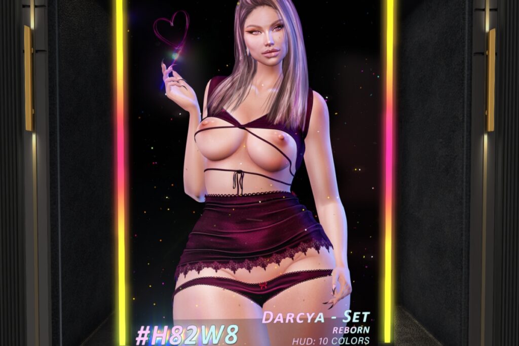 Darcya Top, Skirt &amp; Panty - Reborn, L$250 each/L$1000 each FP