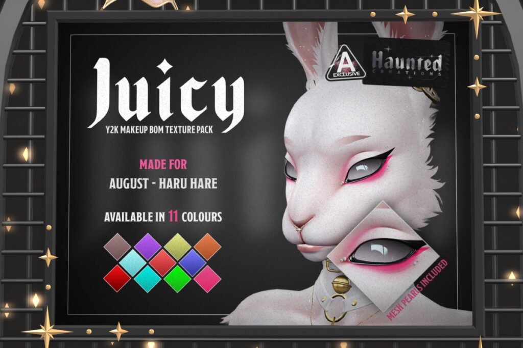 Juicy Eyeshadows - August Haru Hare, L$250