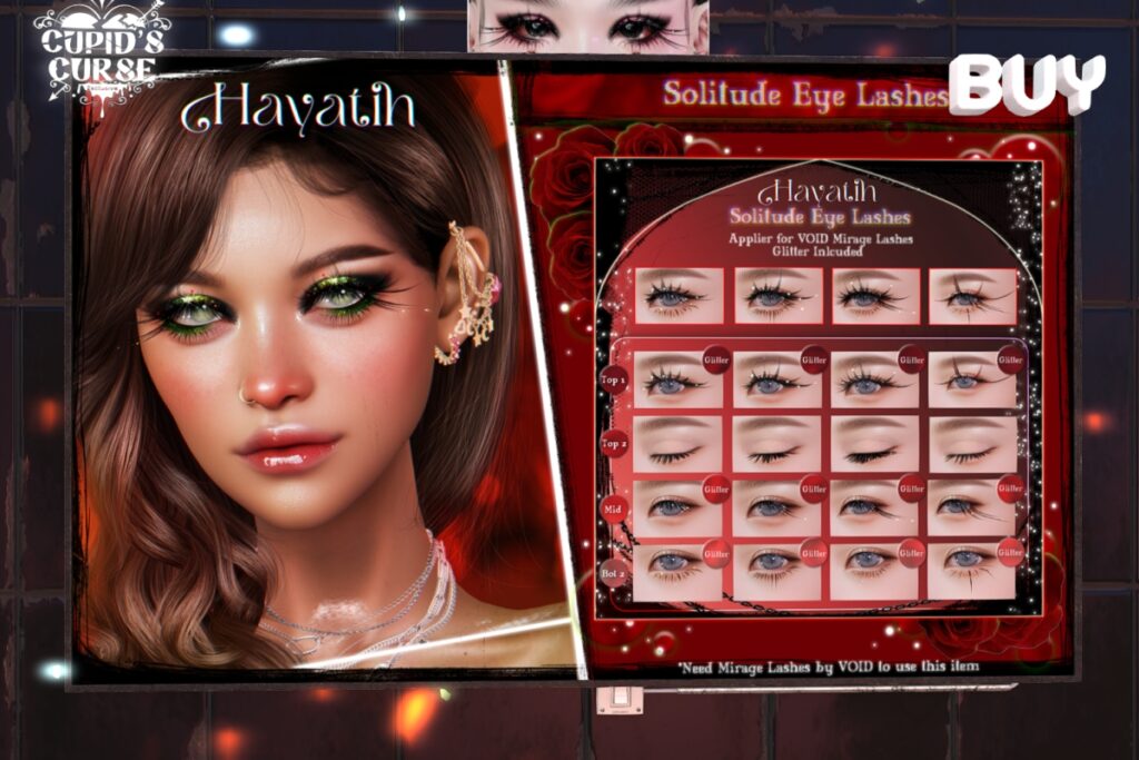 Solitude Eye Lashes - Void Mirage, L$299