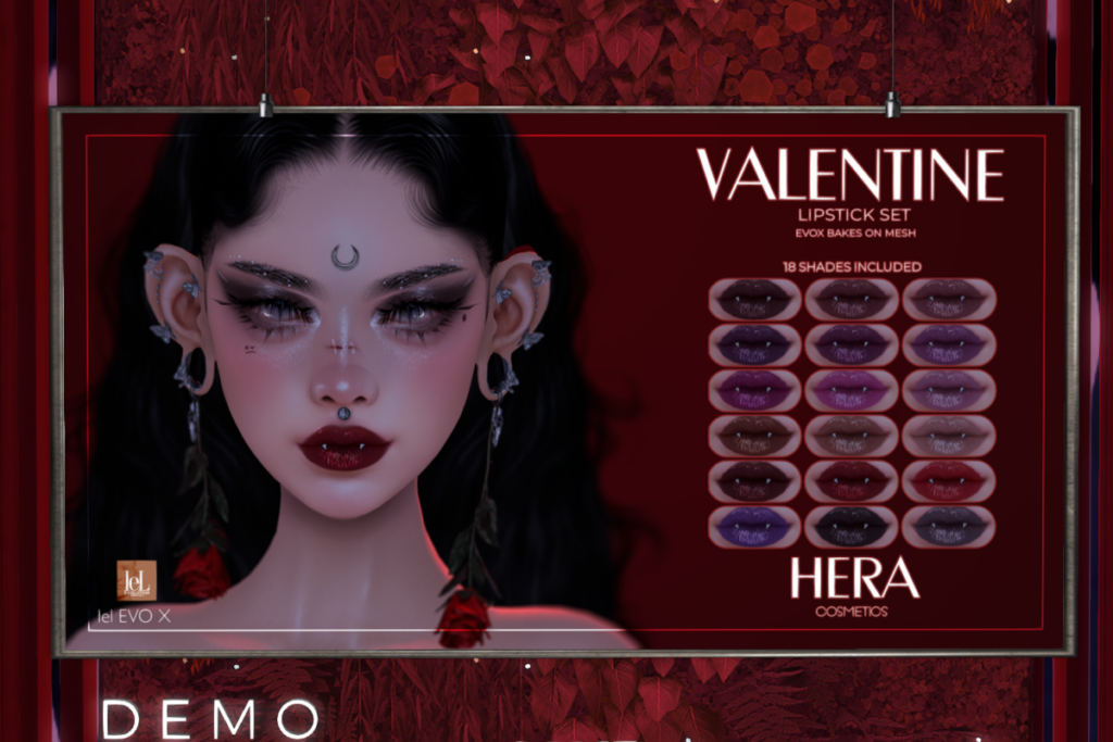 Valentine Lipstick Set - Evo X, L$270