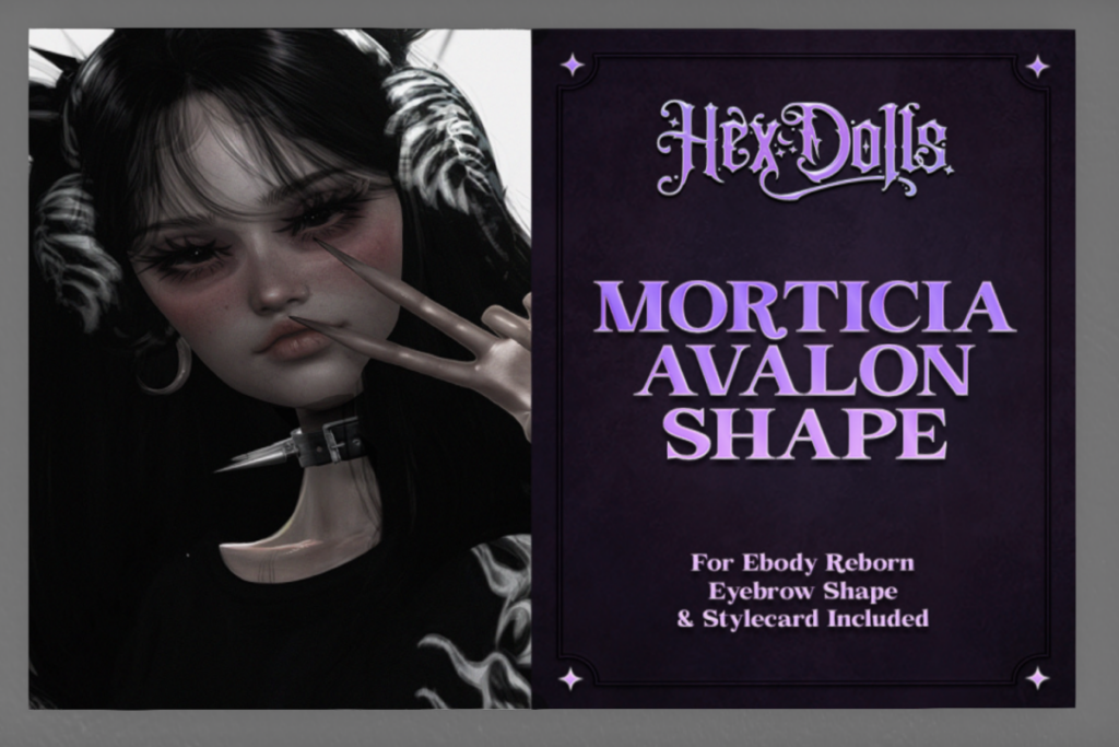 Morticia Female Shape - EvoX Avalon/Reborn, L$449