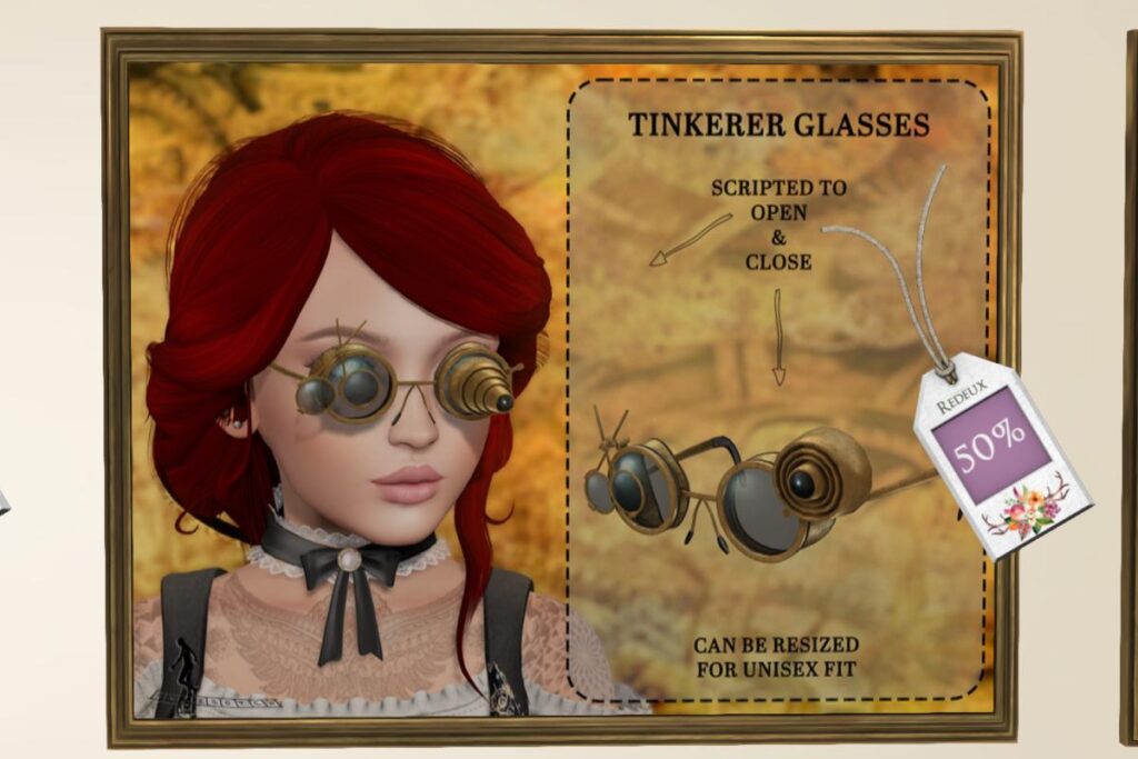 Tinkerer Glasses, L$88