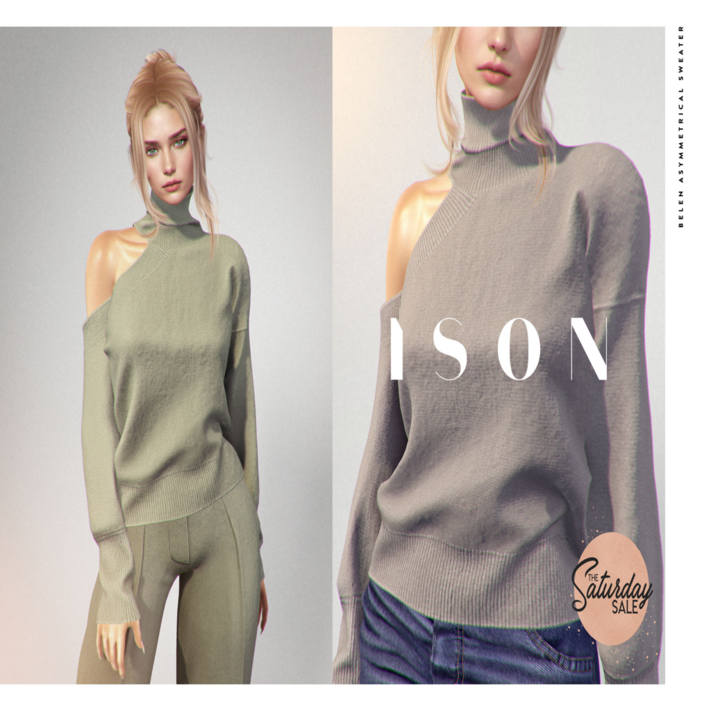 Belen Asymmetrical Sweater - Legacy/MaitreyaX/Reborn/+mods	&lt;a href=&quot;http://maps.secondlife.com/secondlife/Stilast/178/188/38&quot;&gt;Teleport&lt;/a&gt;