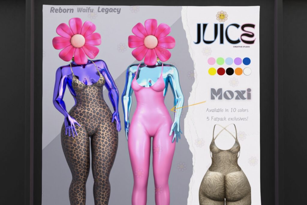 Moxi Bodysuit - Legacy/Reborn/+mods, L$250 each/L$999 FP