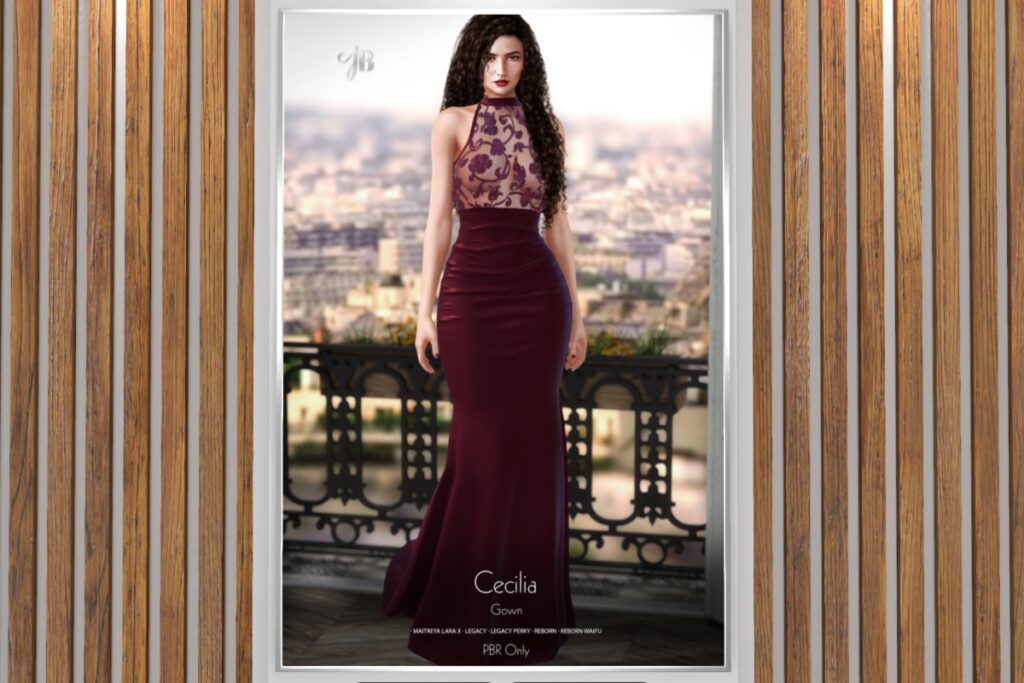 Cecilia Gown - Legacy/MaitreyaX/Reborn/+mods, L$599 each Body Pack