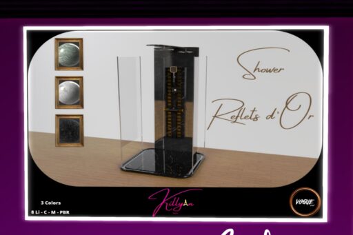 Shower Reflets d&#039;Or, L$569