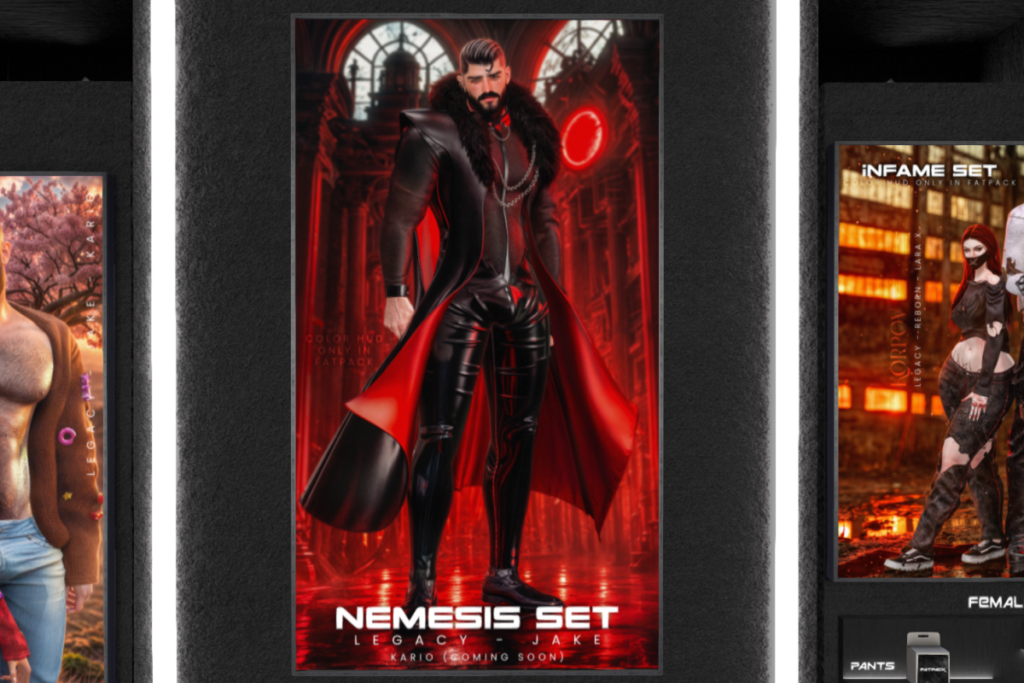 Nemesis Set - Jake/Legacy, L$299-L$399 each/L$1099 FP