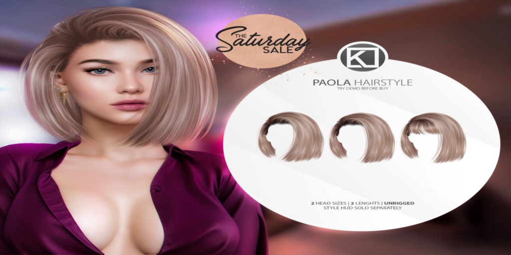 Paola Hairstyle	&lt;a href=&quot;http://maps.secondlife.com/secondlife/Shinigami/224/222/2375&quot;&gt;Teleport&lt;/a&gt;