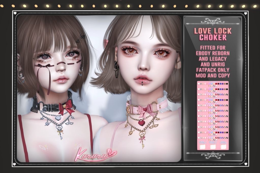 Love Lock Choker - Legacy/Reborn/Unrigged, L$455