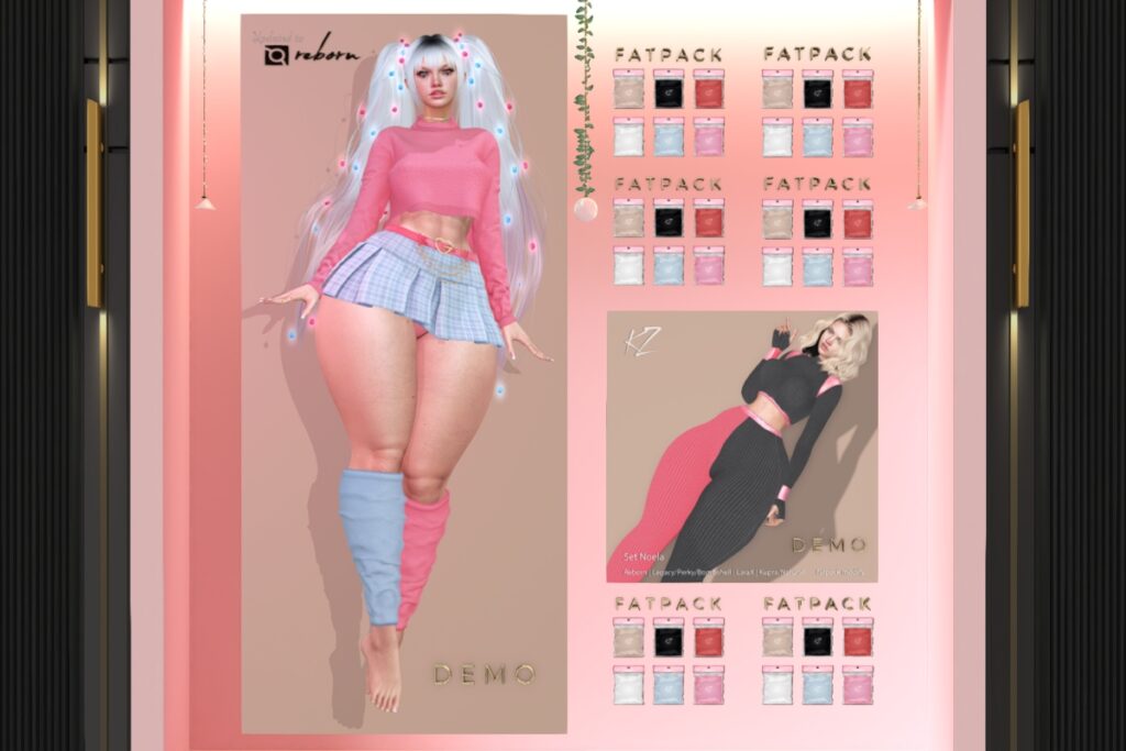 Aika Top,Siena Skirt,Amara Panty &amp; Yuki Socks - Inithium/Legacy/MaitreyaX/Reborn/+mods, L$90-L$190 each/L$450-L$650 each FP