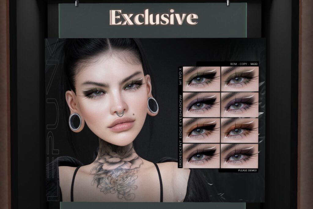 Iridescent Edge Eyeshadow - EvoX, L$325