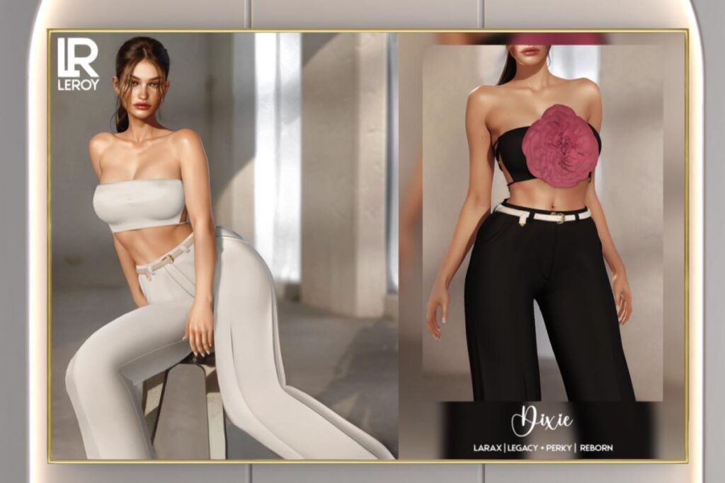 Dixie Top &amp; Dixie Pants - Legacy/MaitreyaX/Reborn/+mods, L$229-L$299 each/L$1399-L$1999 each FP